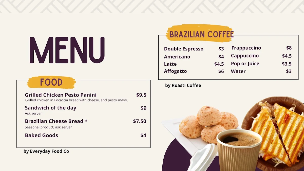 Menu, Tupí Açaí Bowls and Gelatos | Sherwood Park