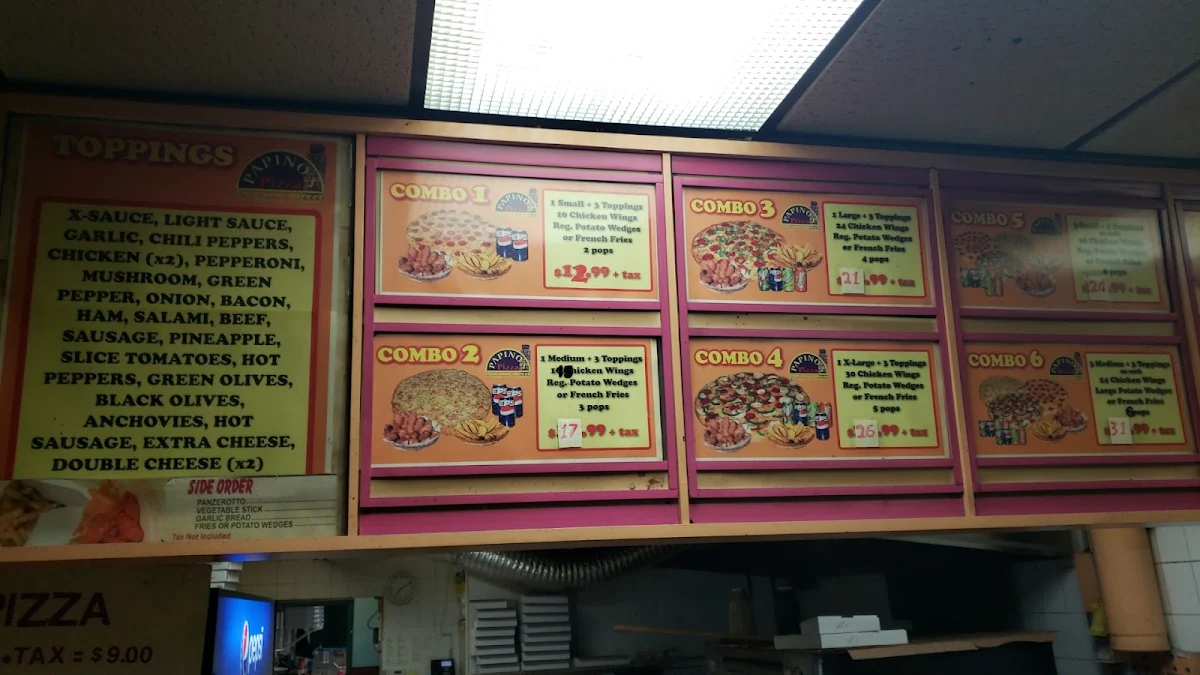 Menu, Pizza Wings & More