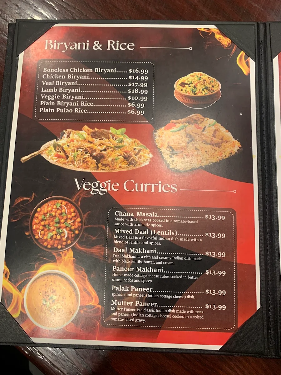 Menu, Usmania Grill
