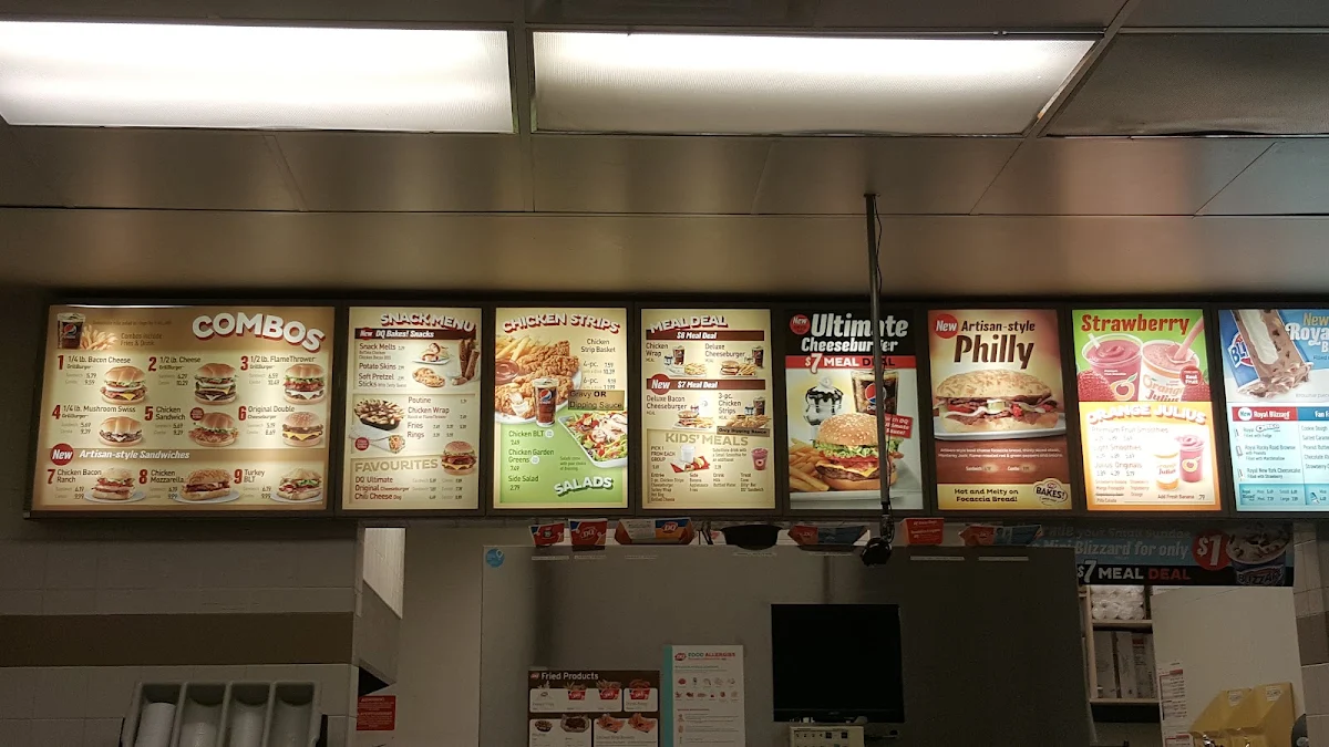 Menu, Dairy Queen Grill & Chill