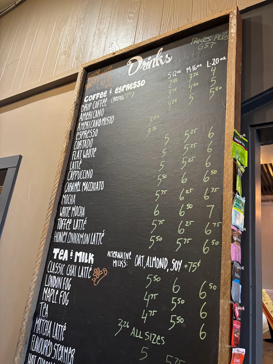 Menu, Bigfoot Donuts