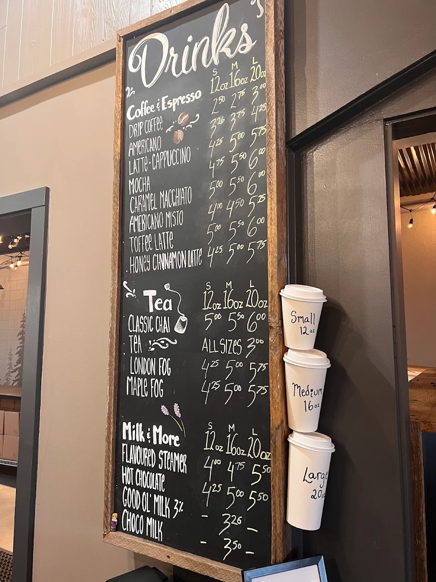 Menu, Bigfoot Donuts