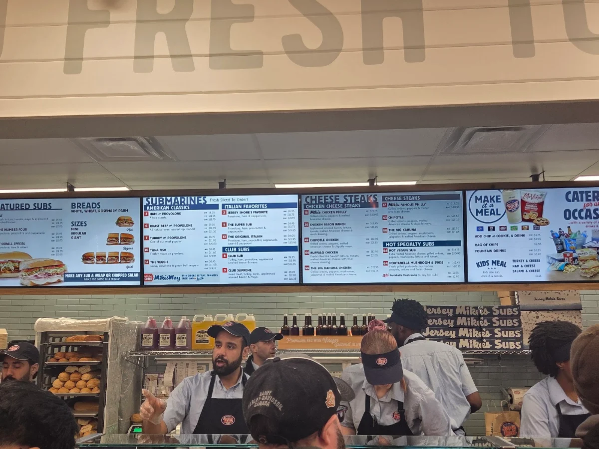 Menu, Jersey Mike's Subs