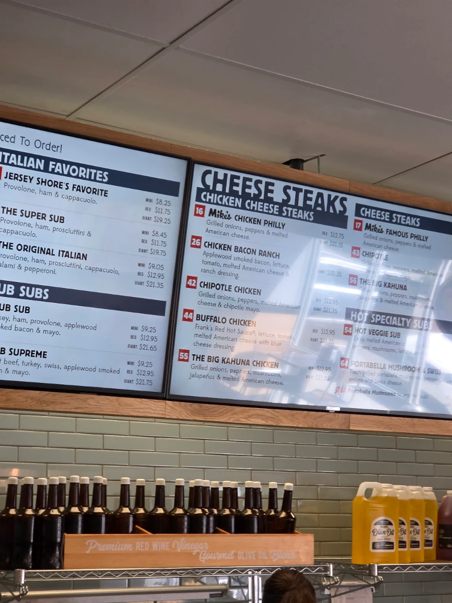 Menu, Jersey Mike's Subs