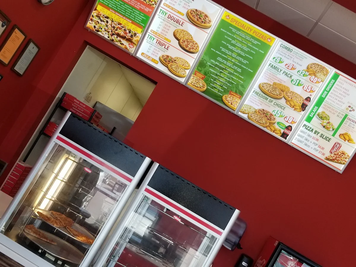 Menu, Canadian Pizza Unlimited & BigGuy's Fried Chicken