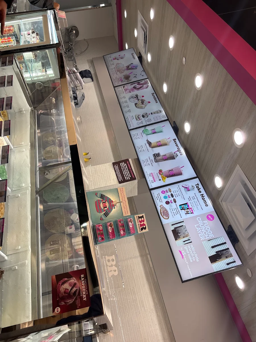 Menu, Baskin-Robbins