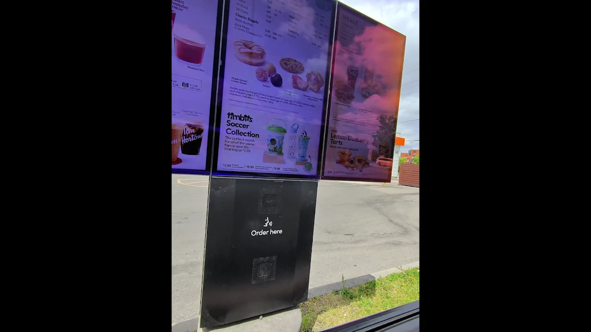 Menu, Tim Hortons