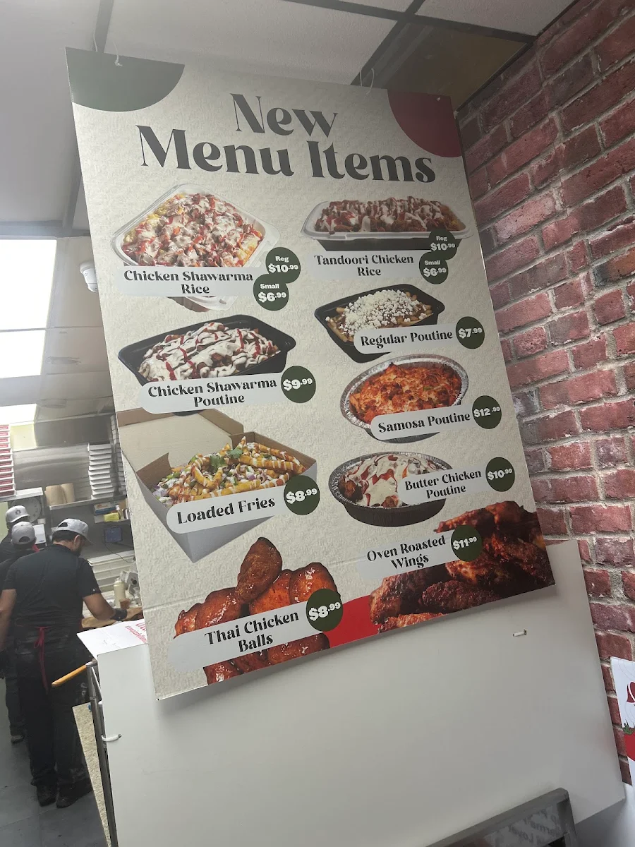Menu, Pizza Bell & Wings