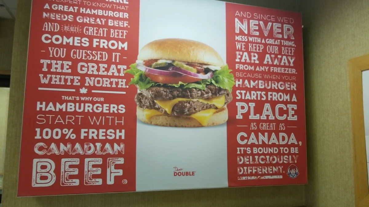 Menu, Wendy's