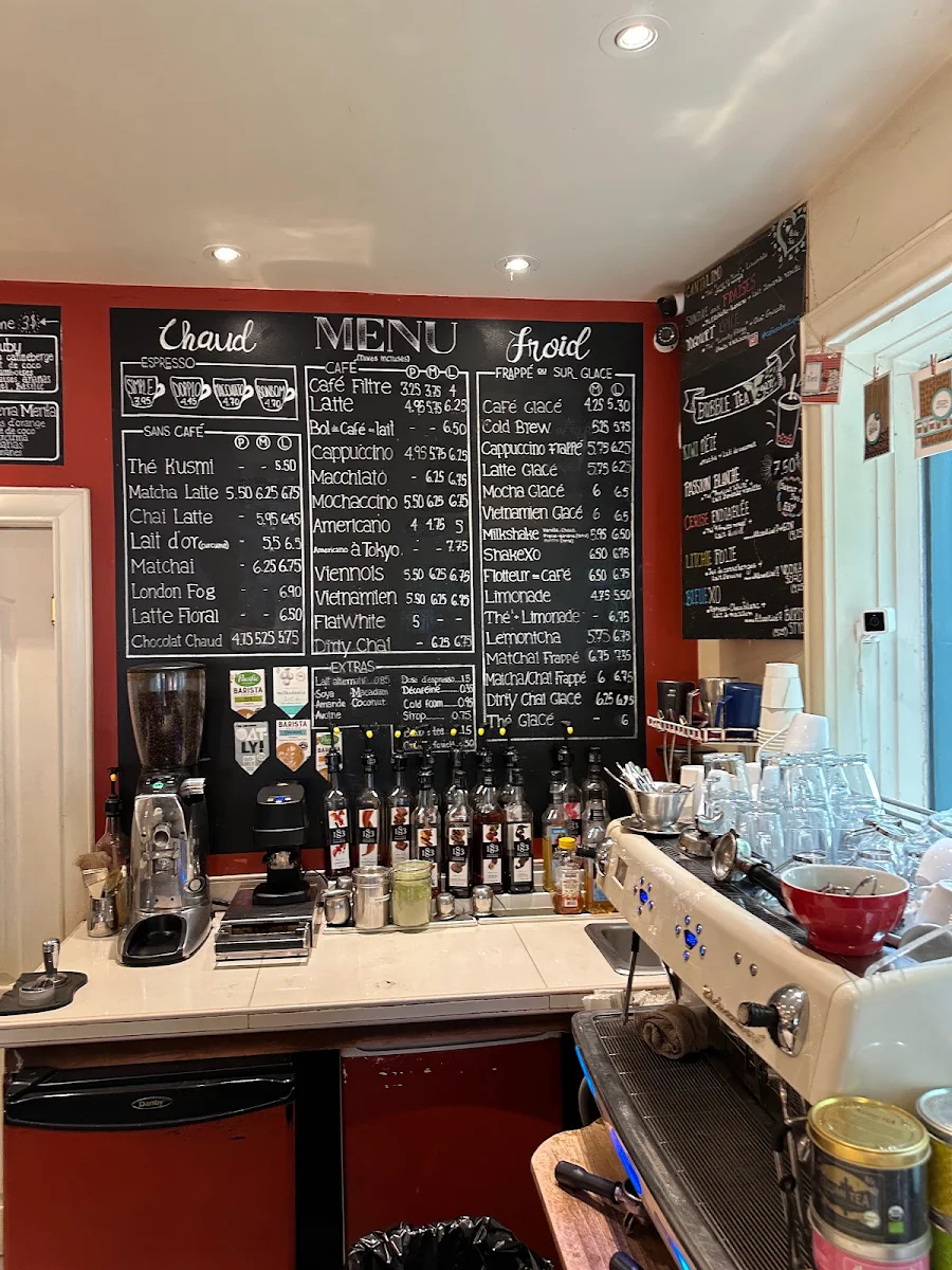 Menu, Cafexo Boutique