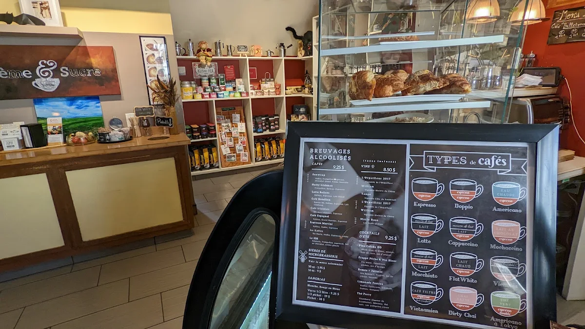 Menu, Cafexo Boutique
