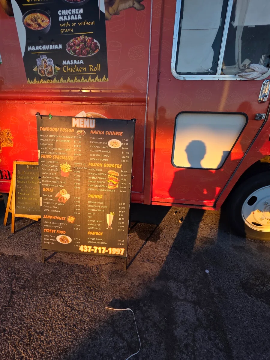 Menu, Traditional fast food ( truck)