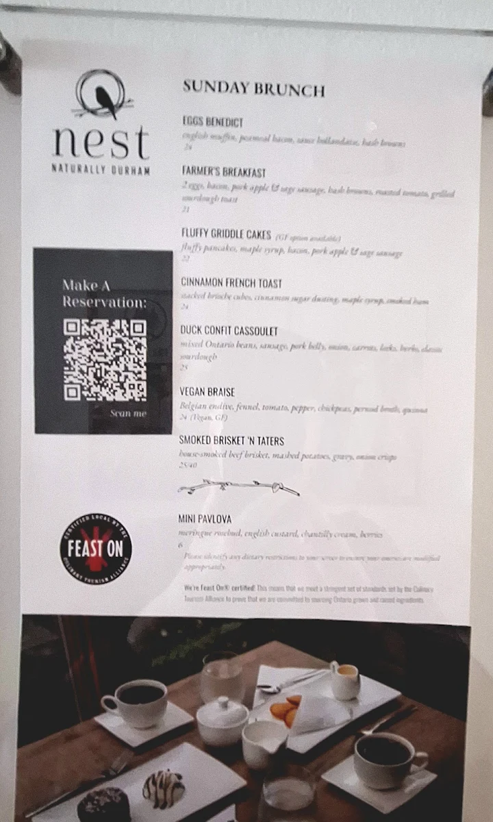 Menu, Trail Hub
