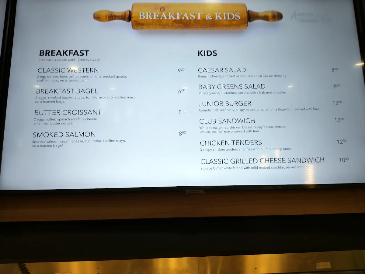 Menu, Trail Hub
