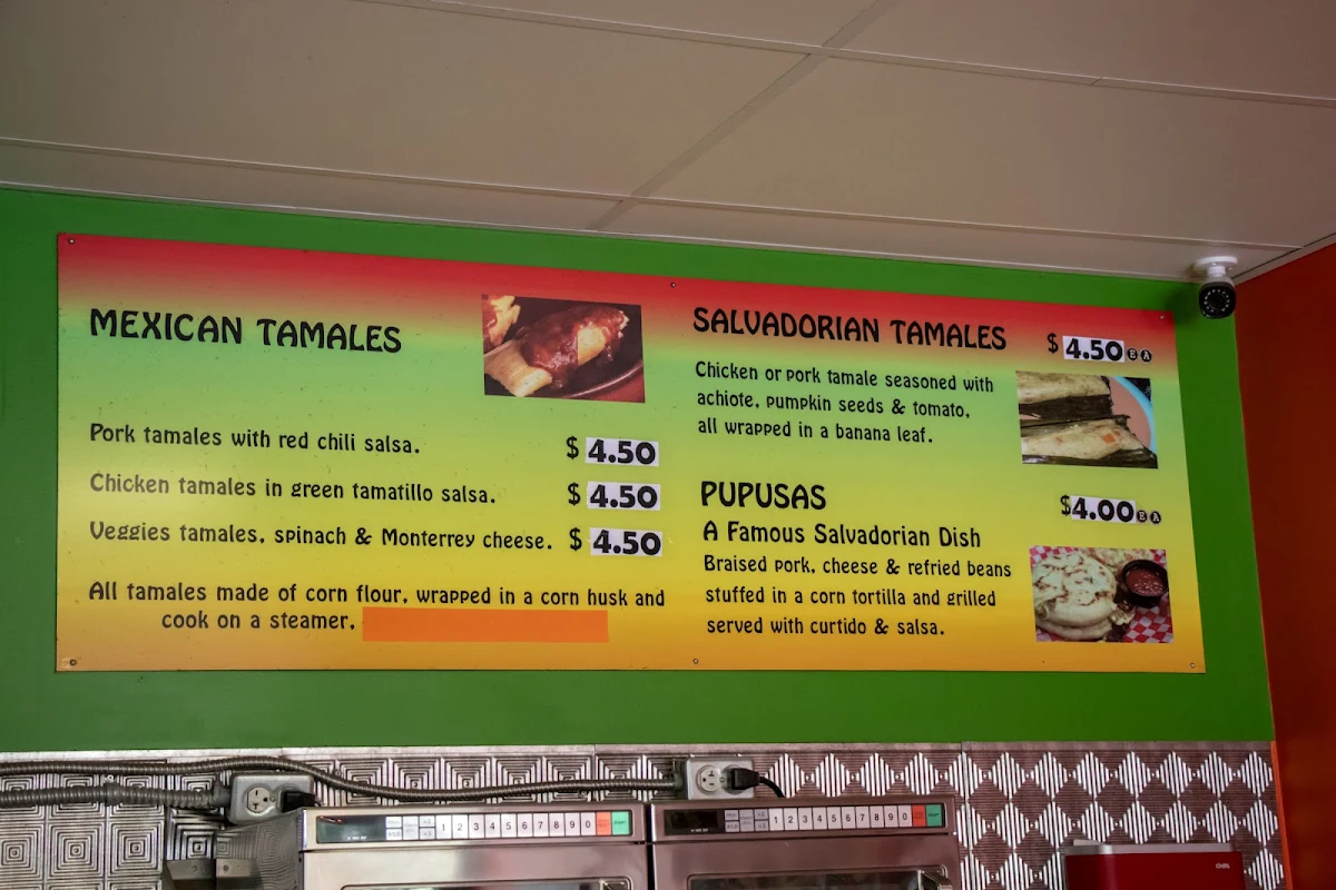 Menu, Latin Fiesta