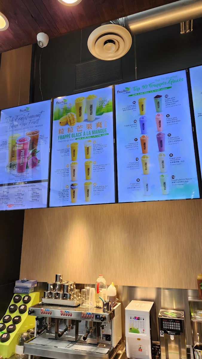 Menu, Presotea