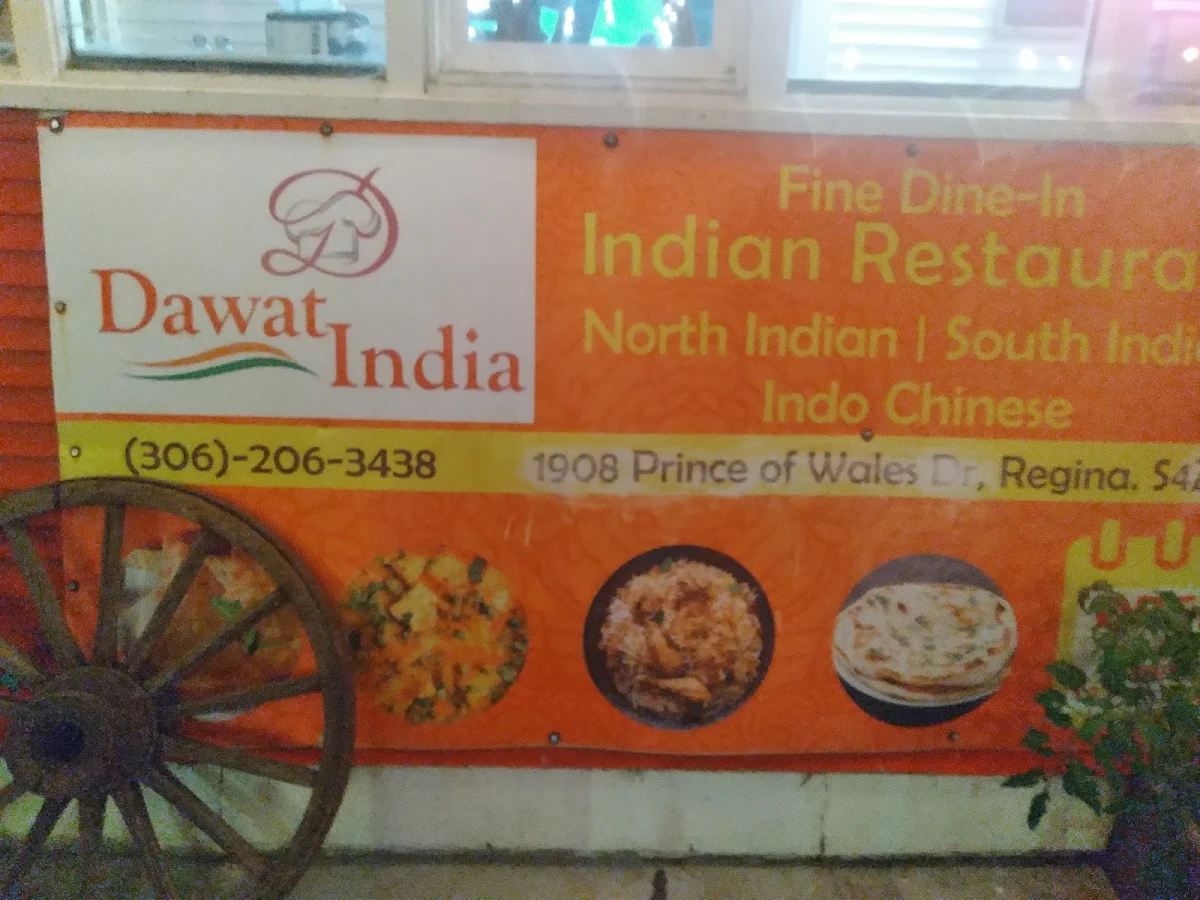 Menu, Dawat India Restaurant