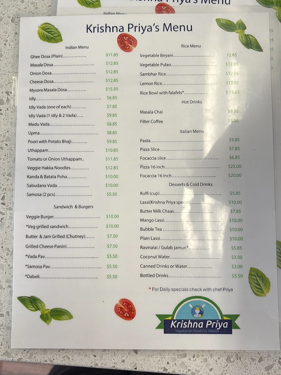 Menu photo 1