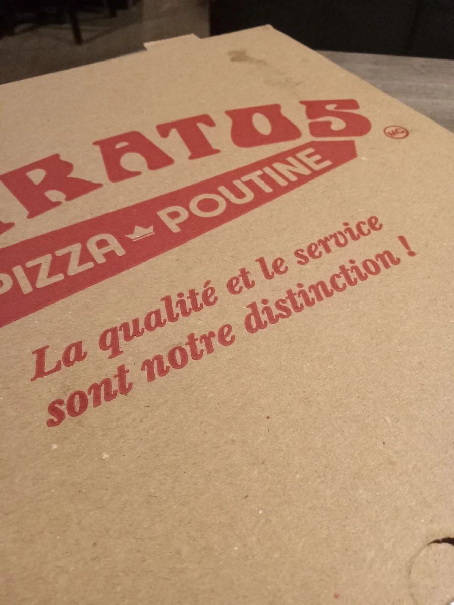 Menu, Stratos Pizzeria