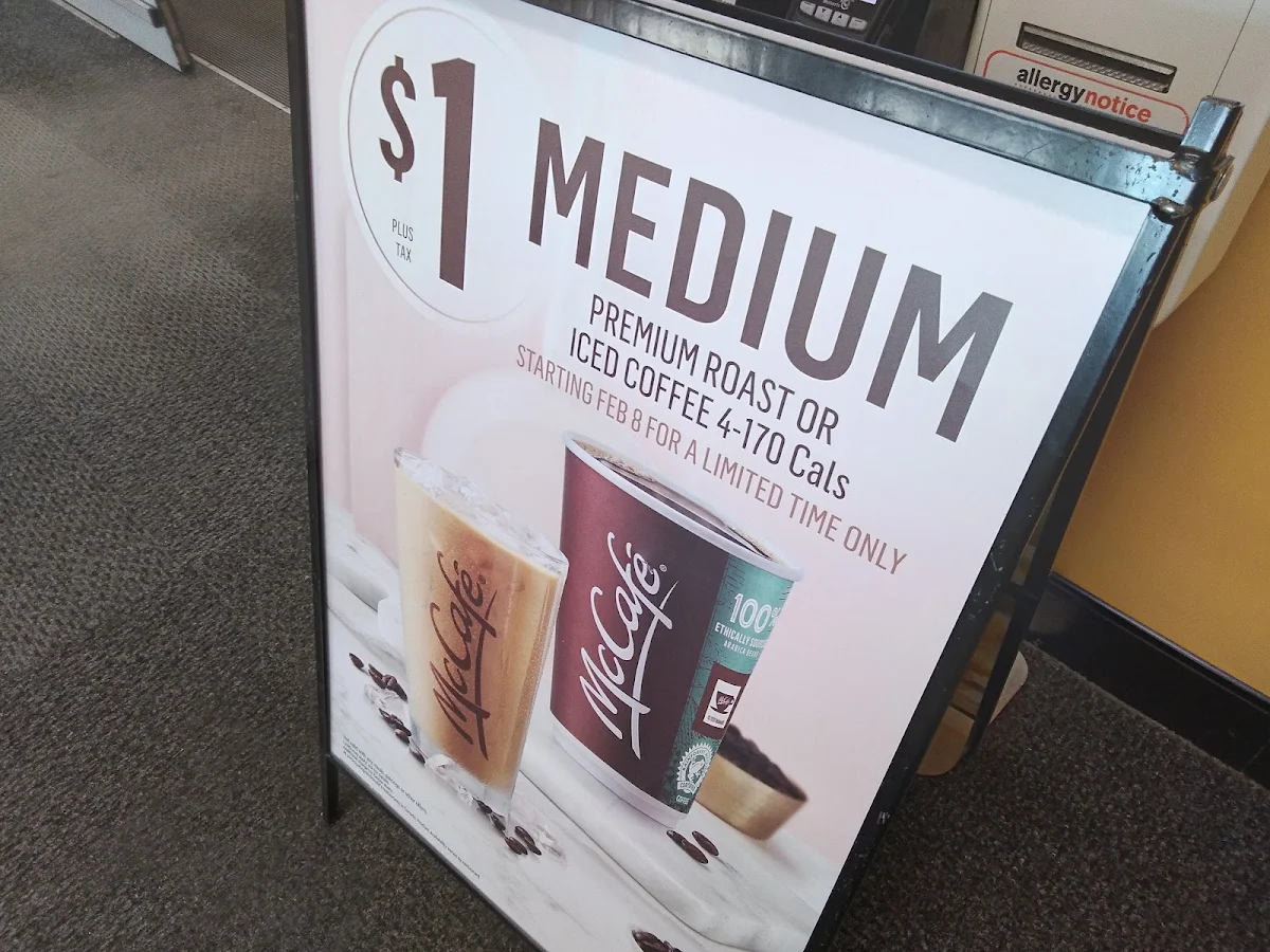 Menu, McDonald's
