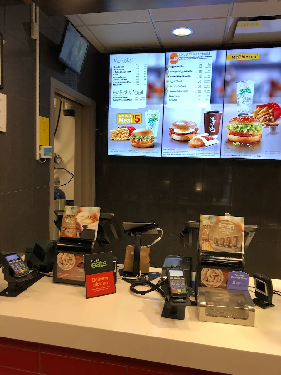 Menu, McDonald's
