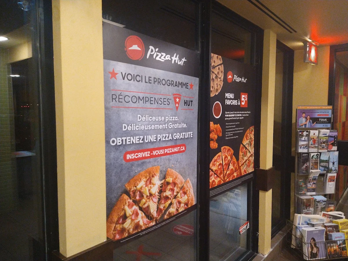 Menu, Pizza Hut