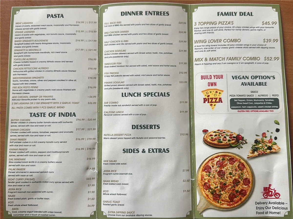 Menu photo 1