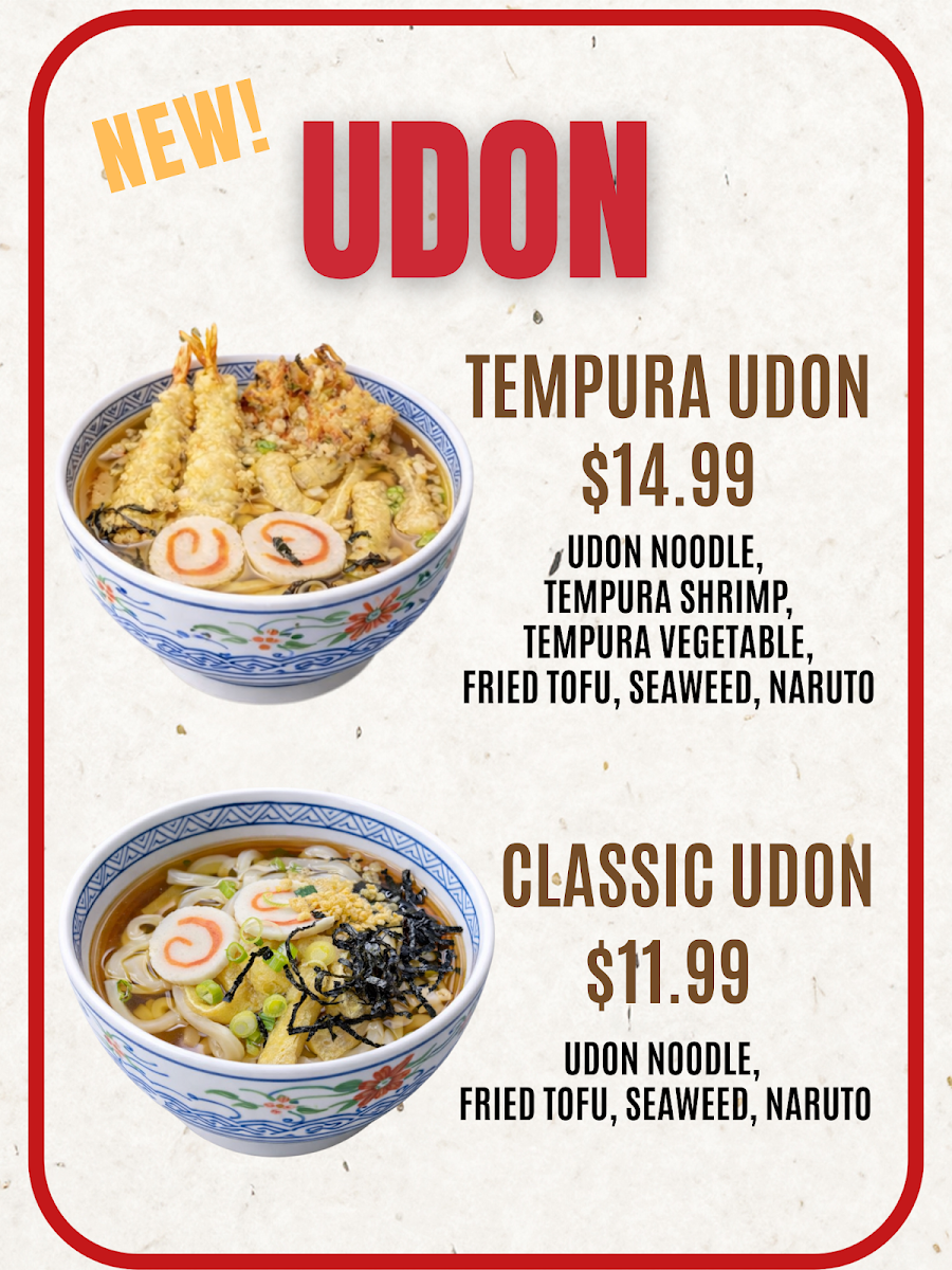 Menu, Yume Sushi Grab & Go