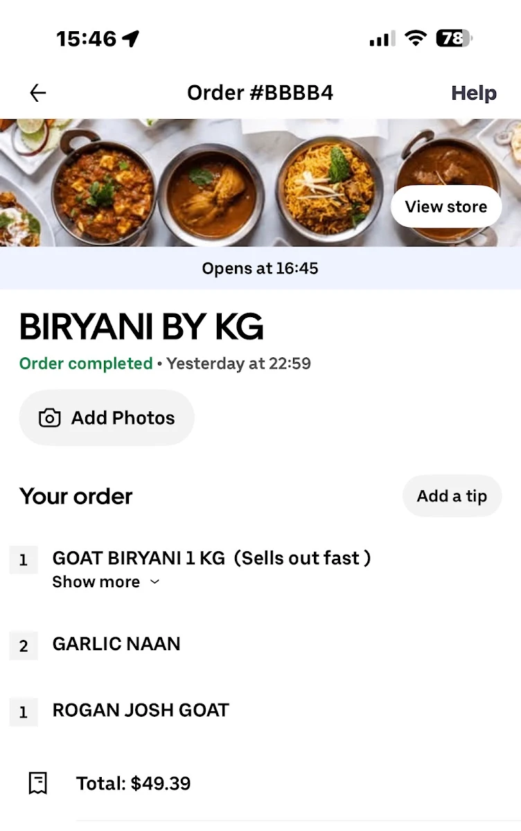 Menu, Biryani By KG (Cloud Kitchen )