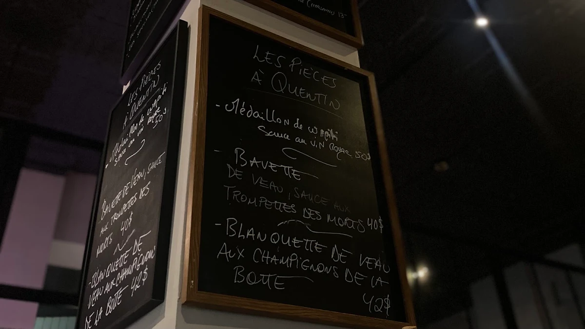 Menu, Pied bleu (Chez Thania et Ti-Louis)