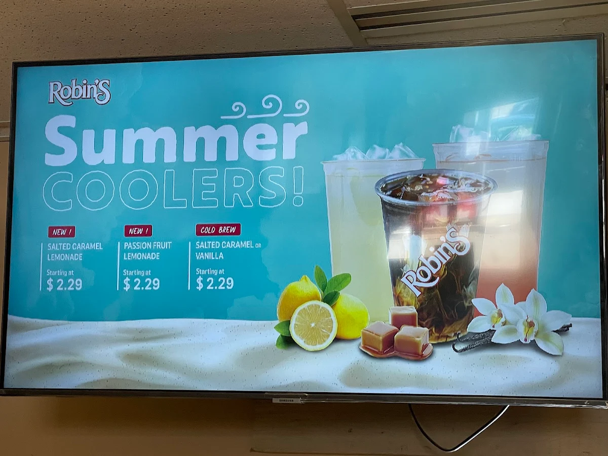 Menu, Robin's