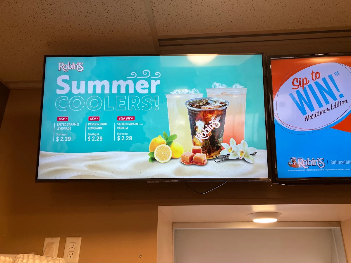 Menu, Robin's