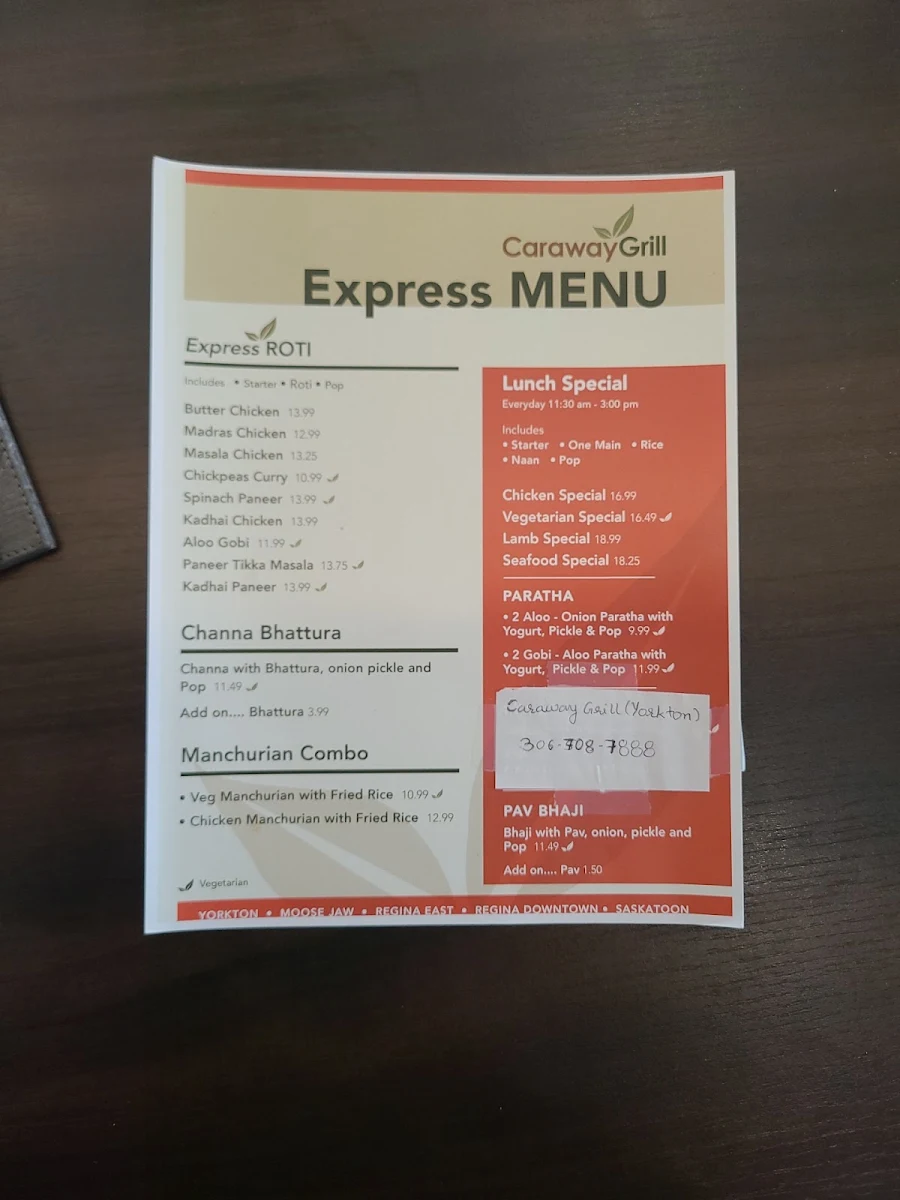 Menu photo 1