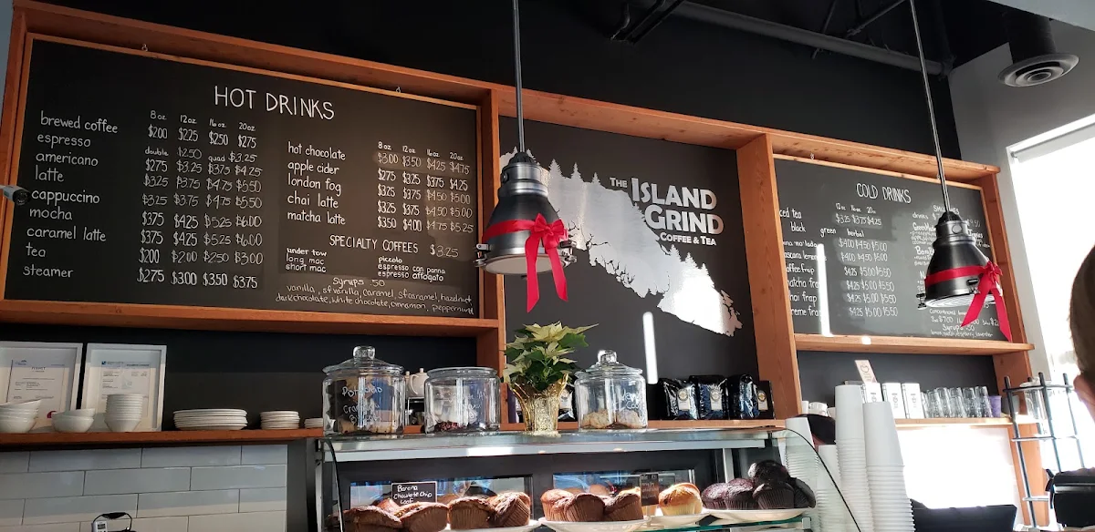 Menu, The Island Grind Coffee & Tea