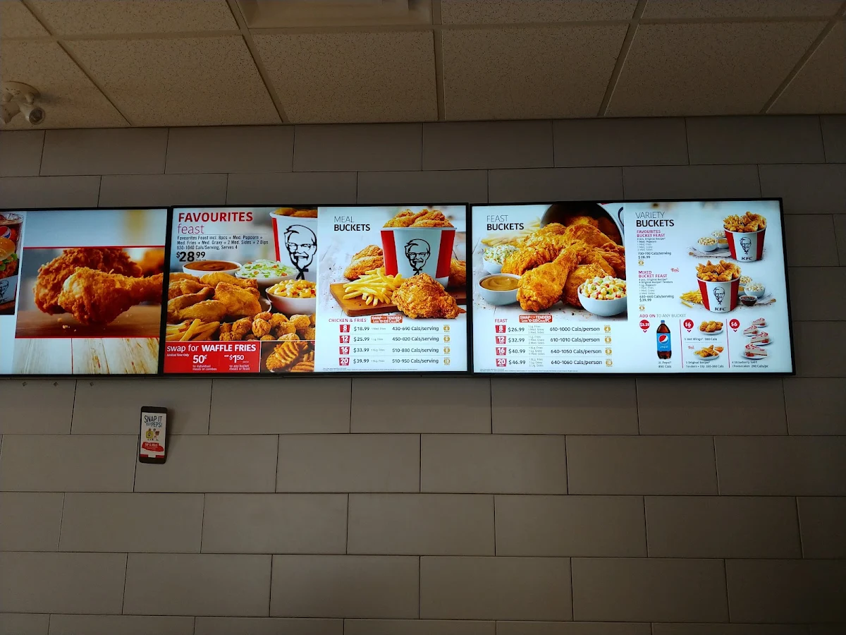 Menu, KFC