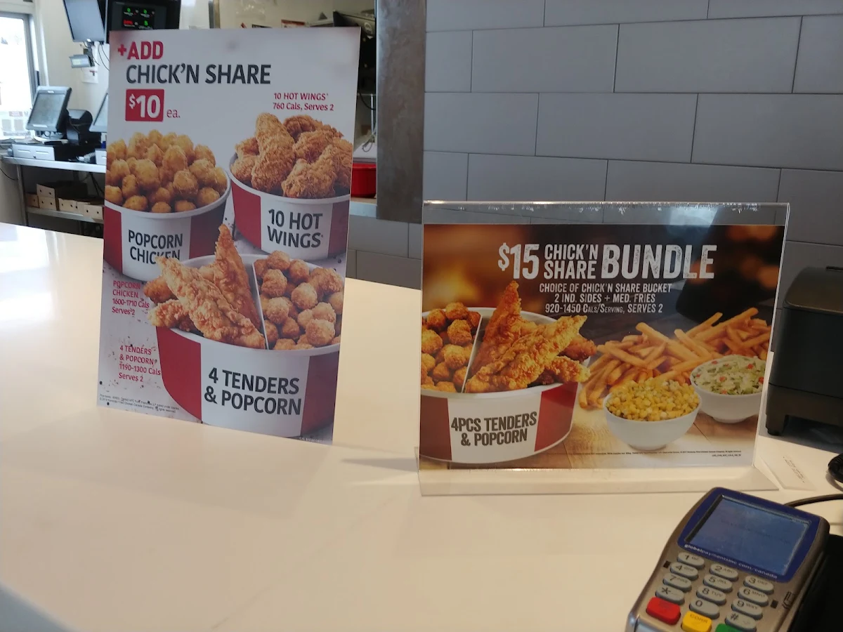Menu, KFC