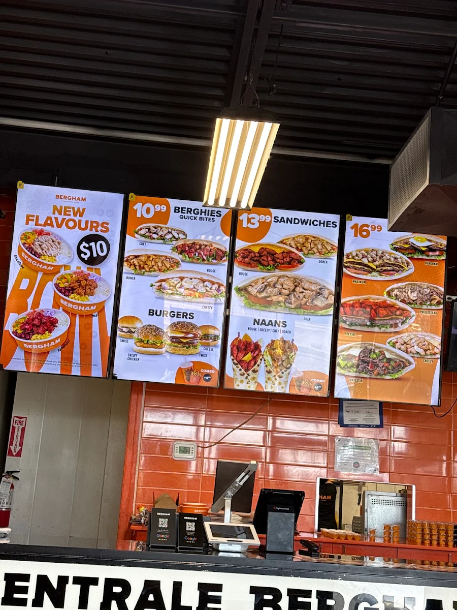 Menu, Bergham - Orleans