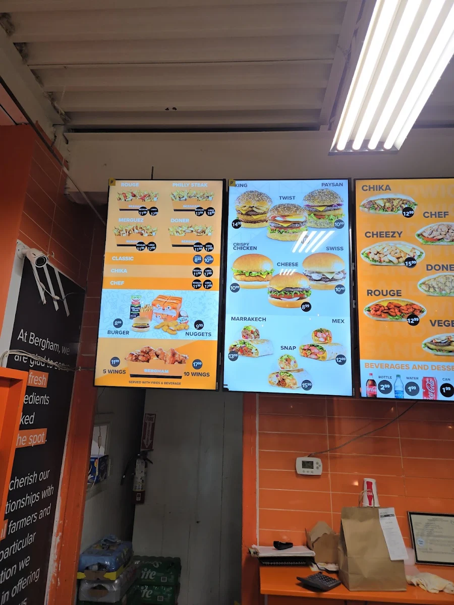 Menu, Bergham - Orleans