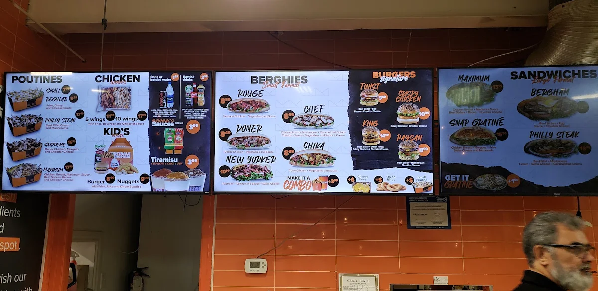 Menu, Bergham - Orleans
