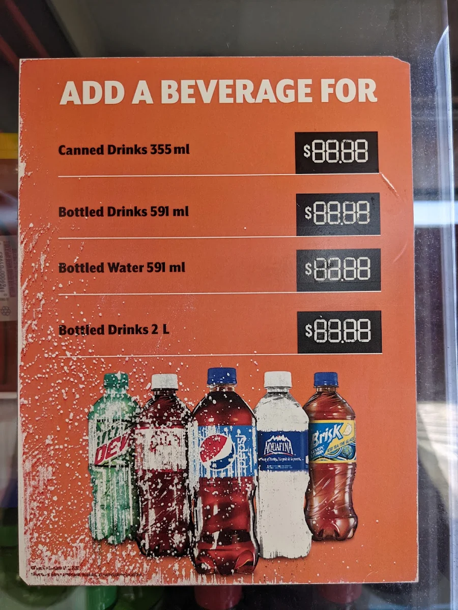 Menu, Little Caesars Pizza