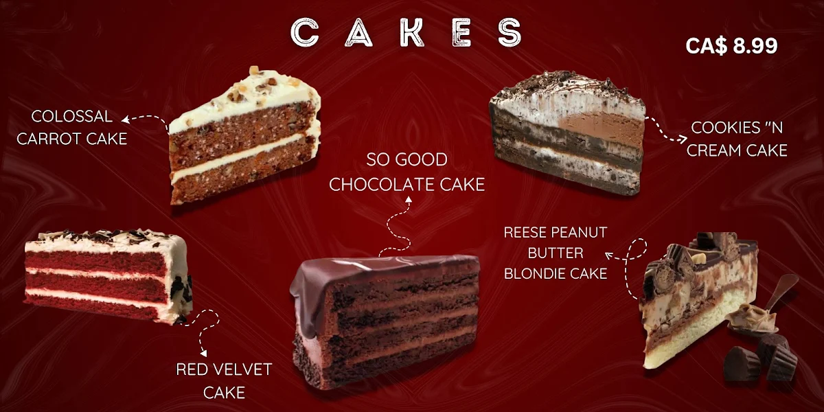 Menu, Sweet Tooth