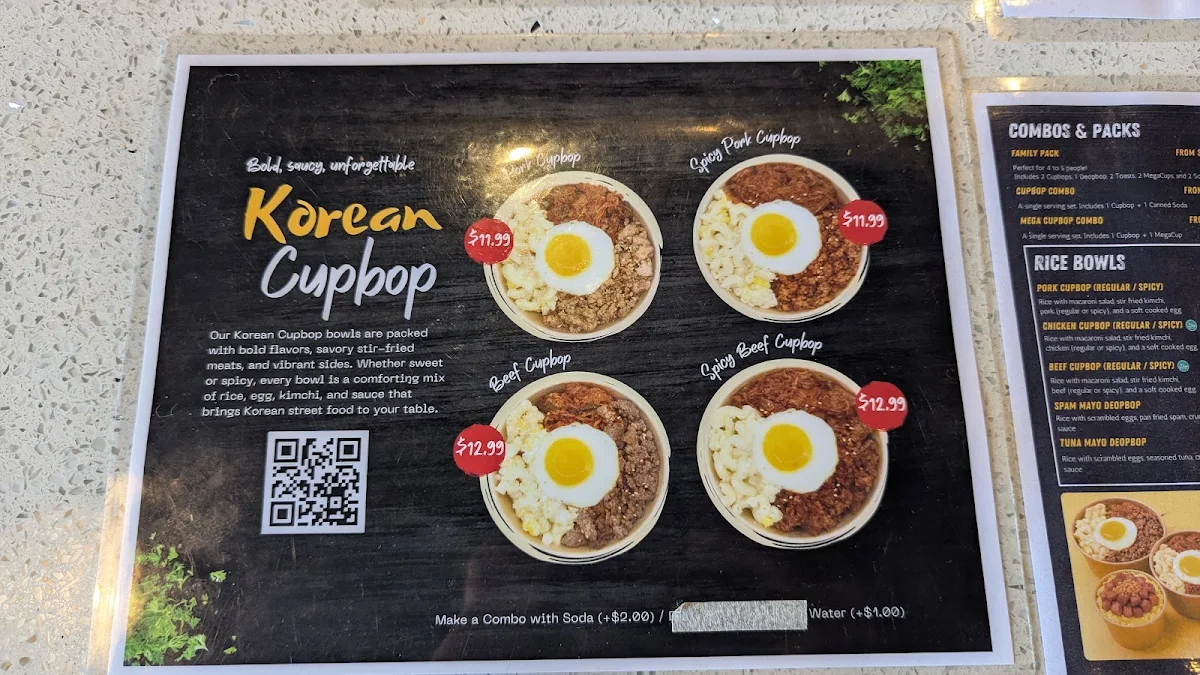 Menu, Baegopa