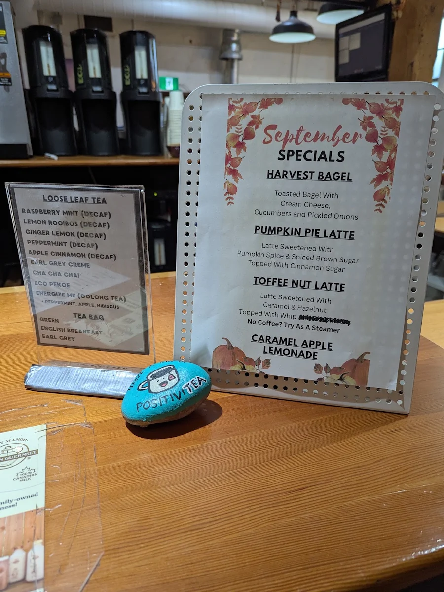 Menu, EcoCafe