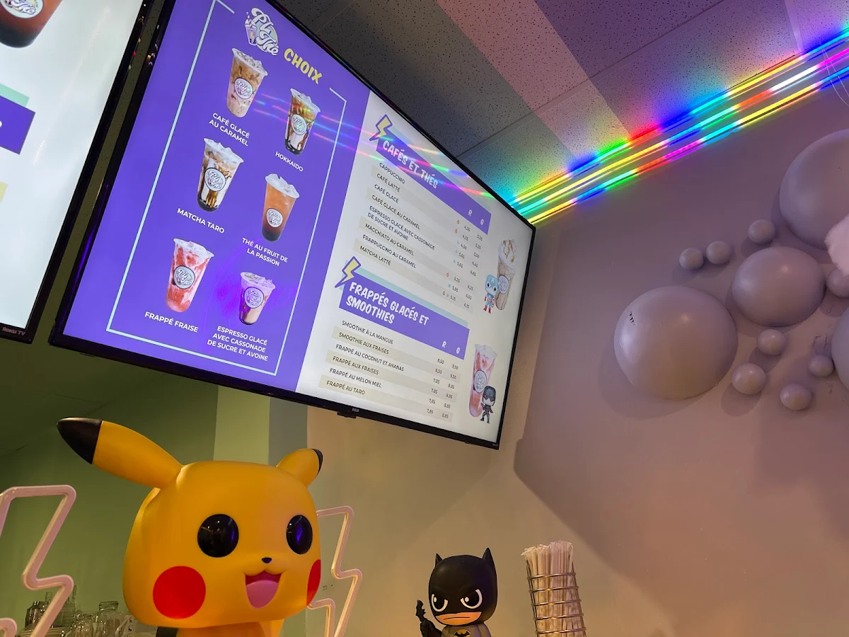 Menu, PLTHÉ ( Bubble tea & café )
