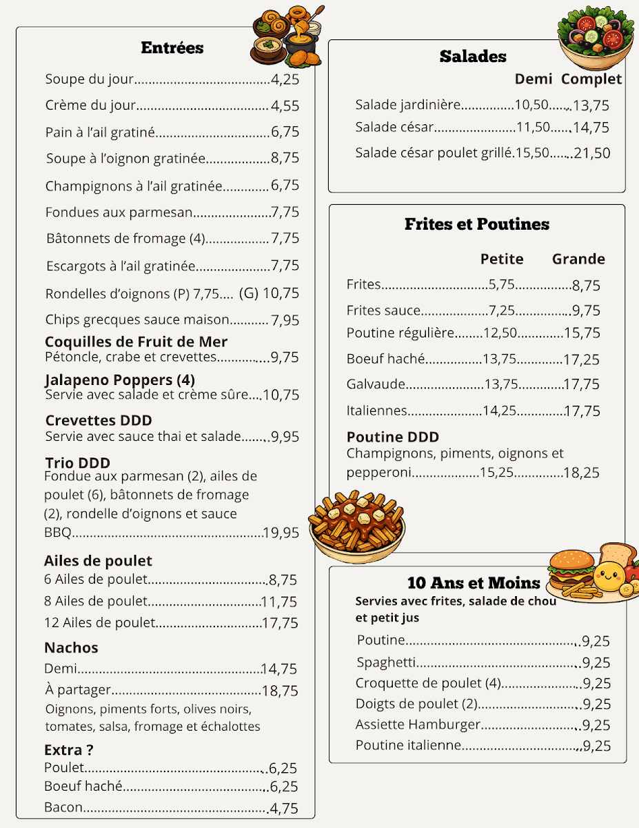 Menu, RestO'D