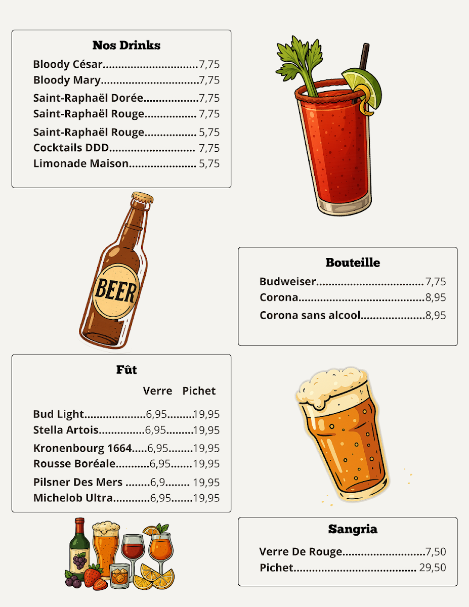 Menu, RestO'D