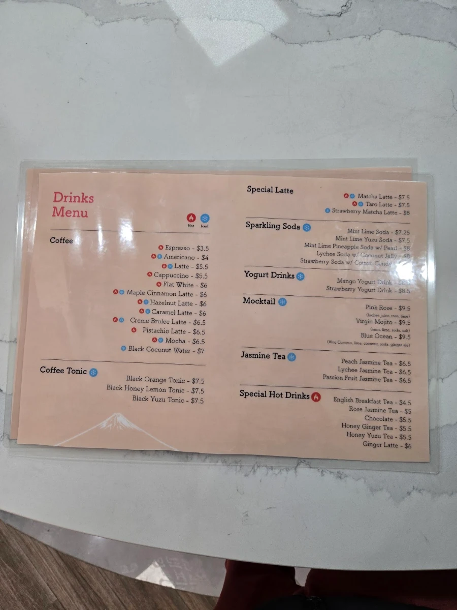 Menu, LaMochi Japanese Eatery & Mochi Donut
