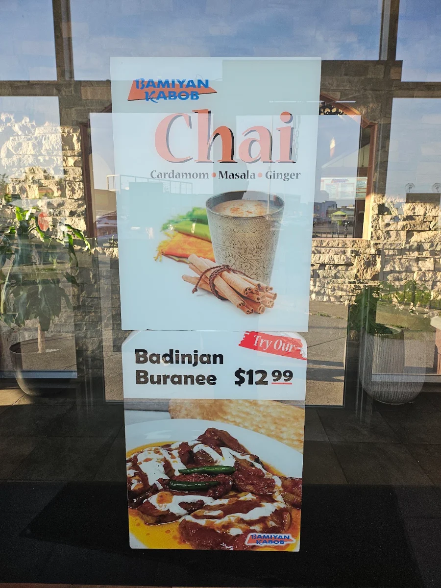 Menu, Bamiyan Kabob