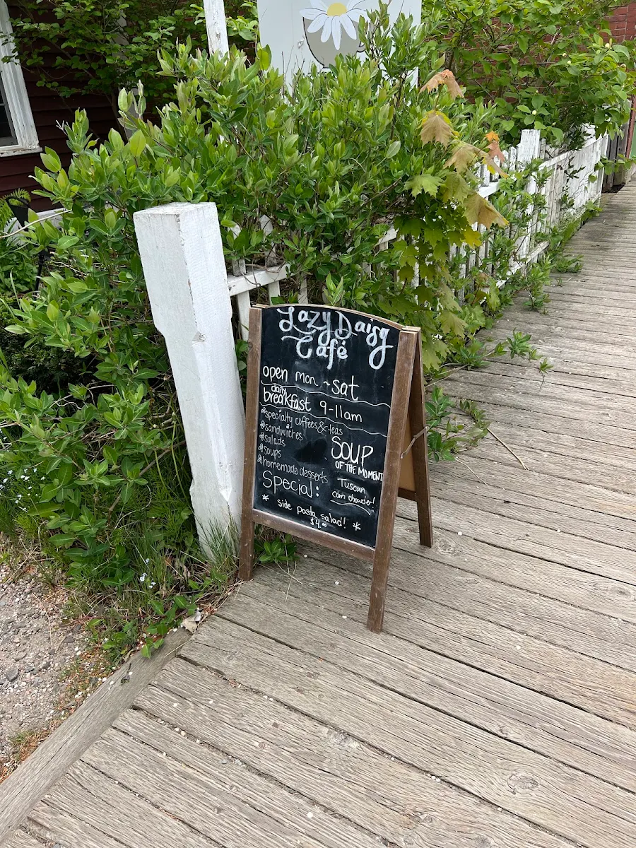 Menu, Lazy Daisy Café