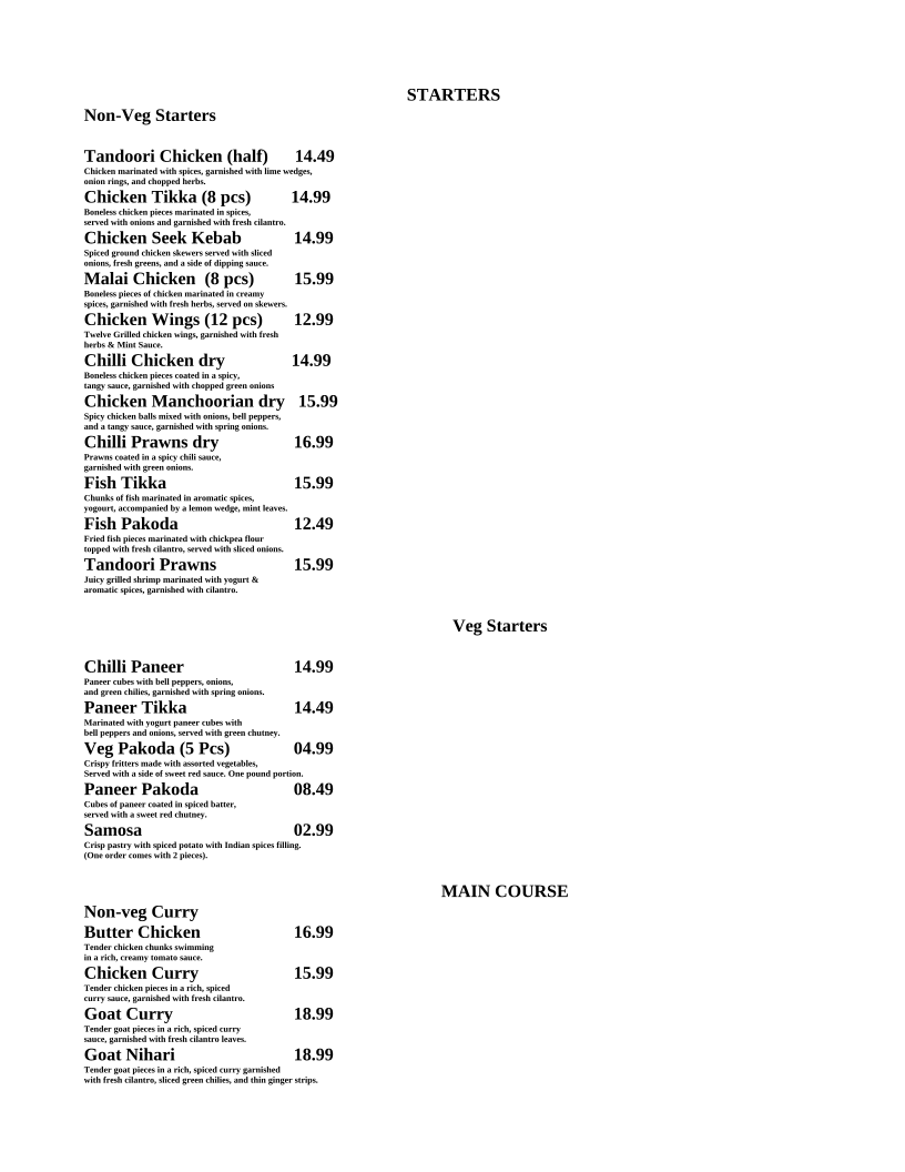 Menu photo 1